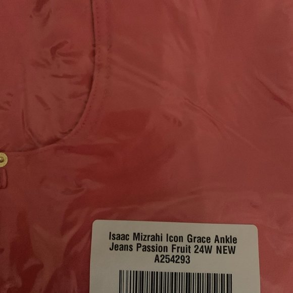 NWT ISAAC MIZRAHI ICON GRACE ANKLE JEANS 24W - Picture 11 of 12